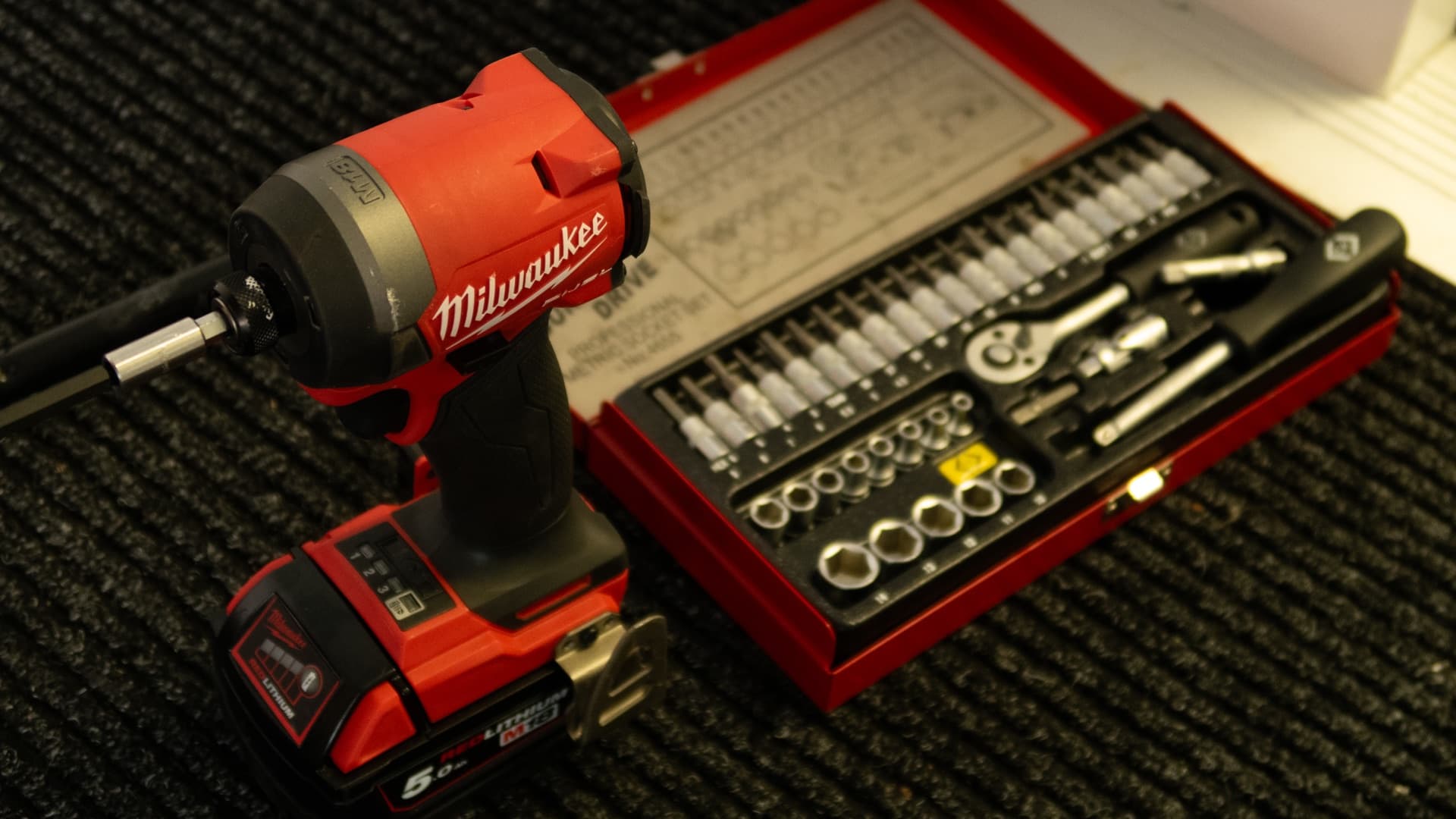 Milwaukee impact driver and socket set — Harry Reed's toolbox