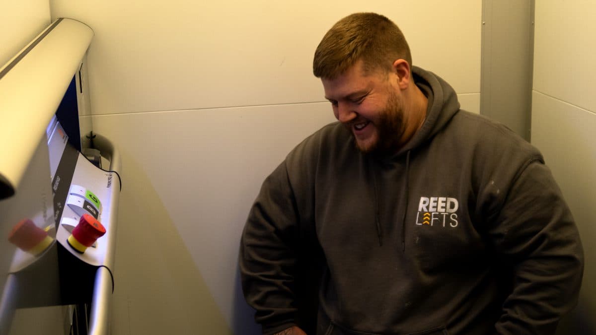 Harry Reed, founder of Reed Lifts